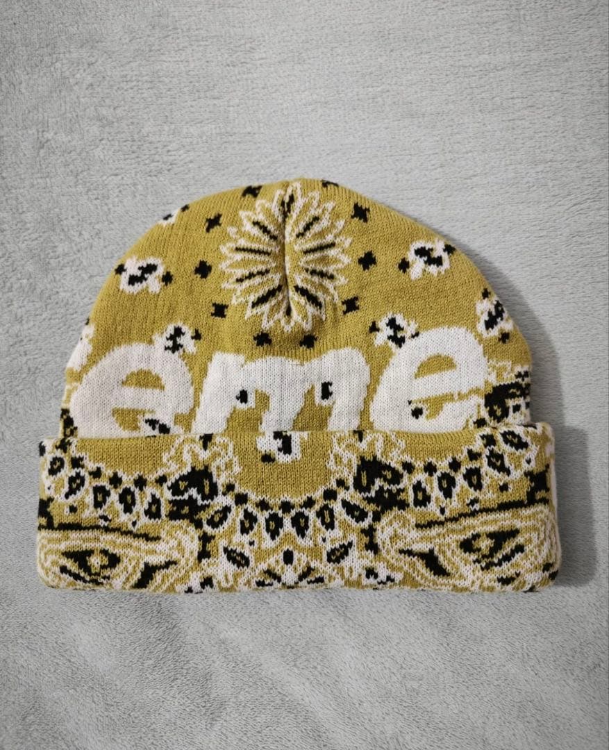 帽子 Supreme Bandana Big Logo Beanie