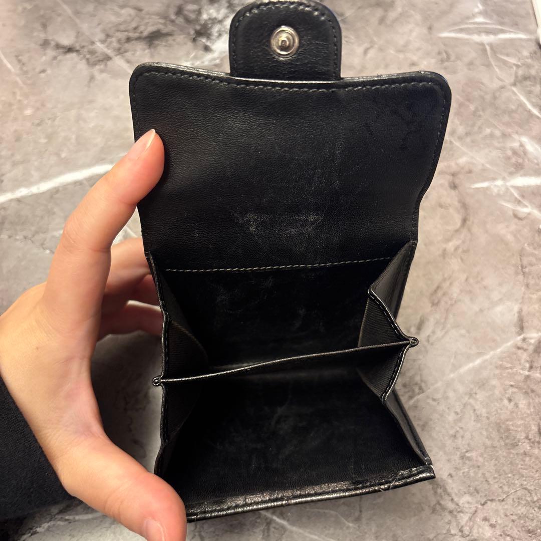 CHANEL シャネル　ダブルフラップウォレット　三つ折り財布