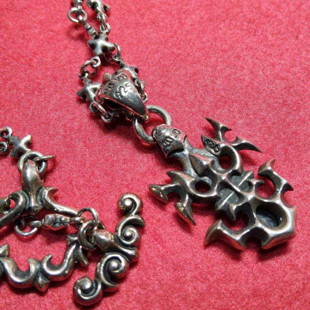 【大きめ】ネックレスペンダント　シルバー925　ウィリアムウォレス