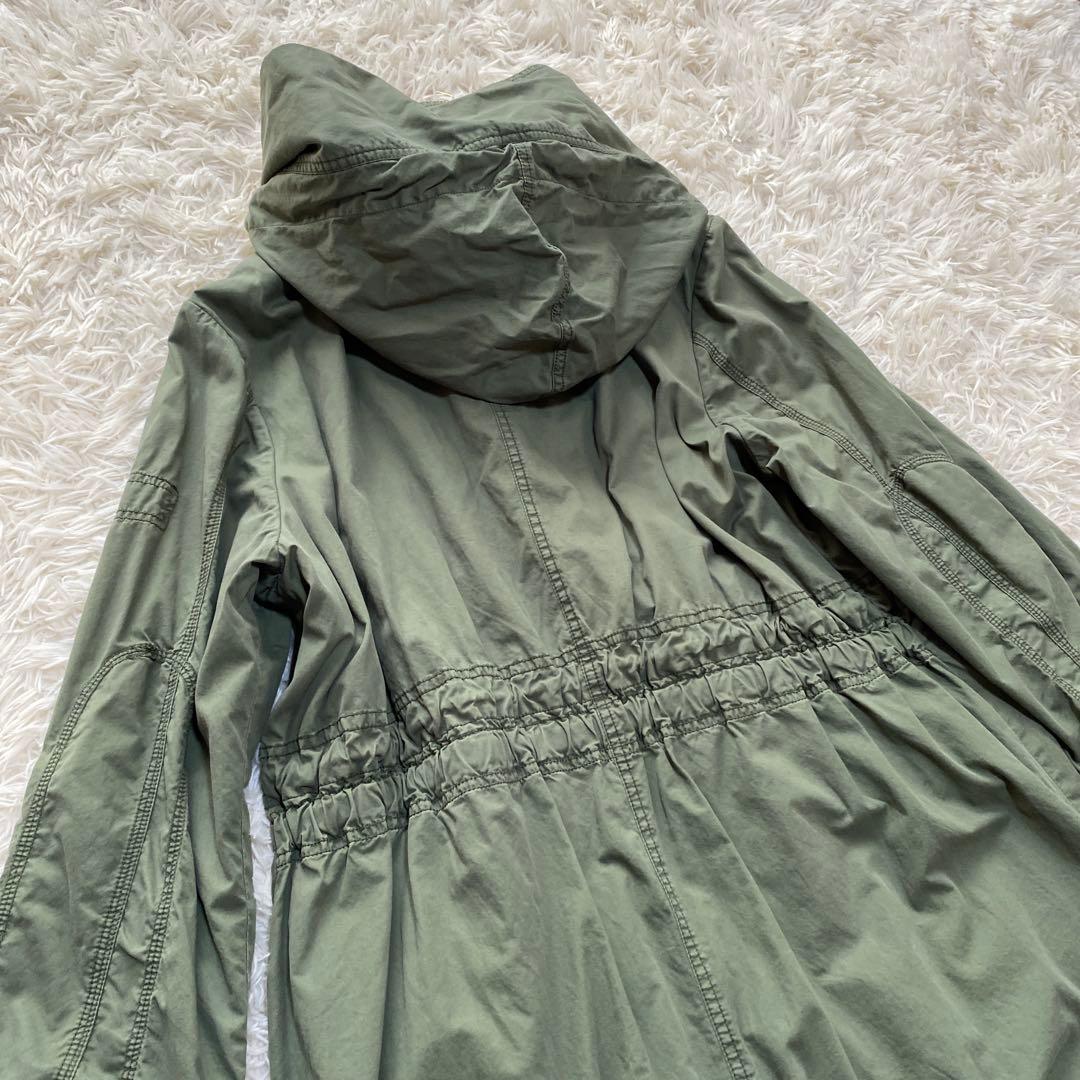 【大きいサイズ】AS KNOW AS olaca モッズコート ダメージ加工