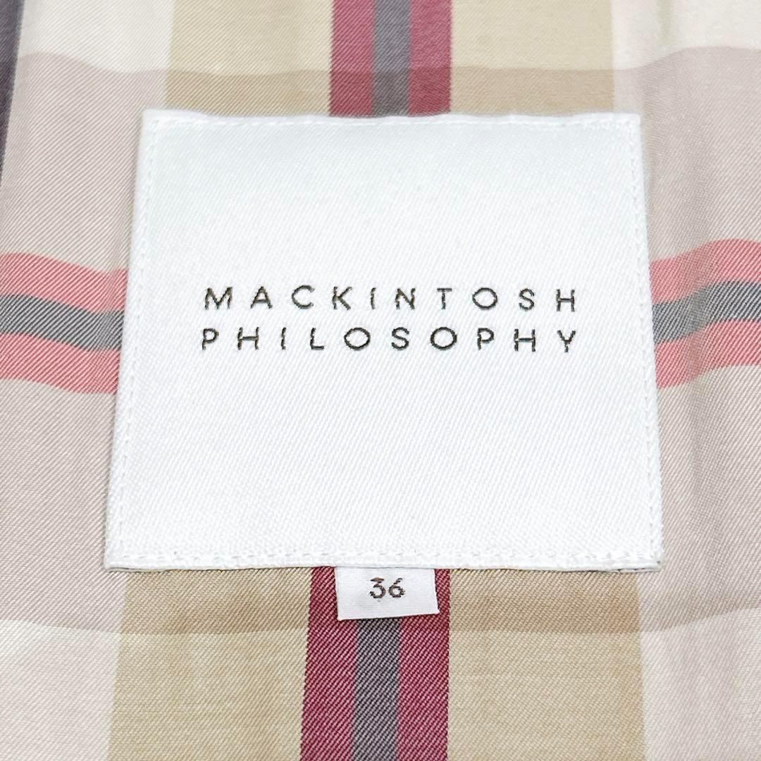 極美品✨　マッキントッシュ　フィロソフィー　トレンチ　コート　ベージュ　36