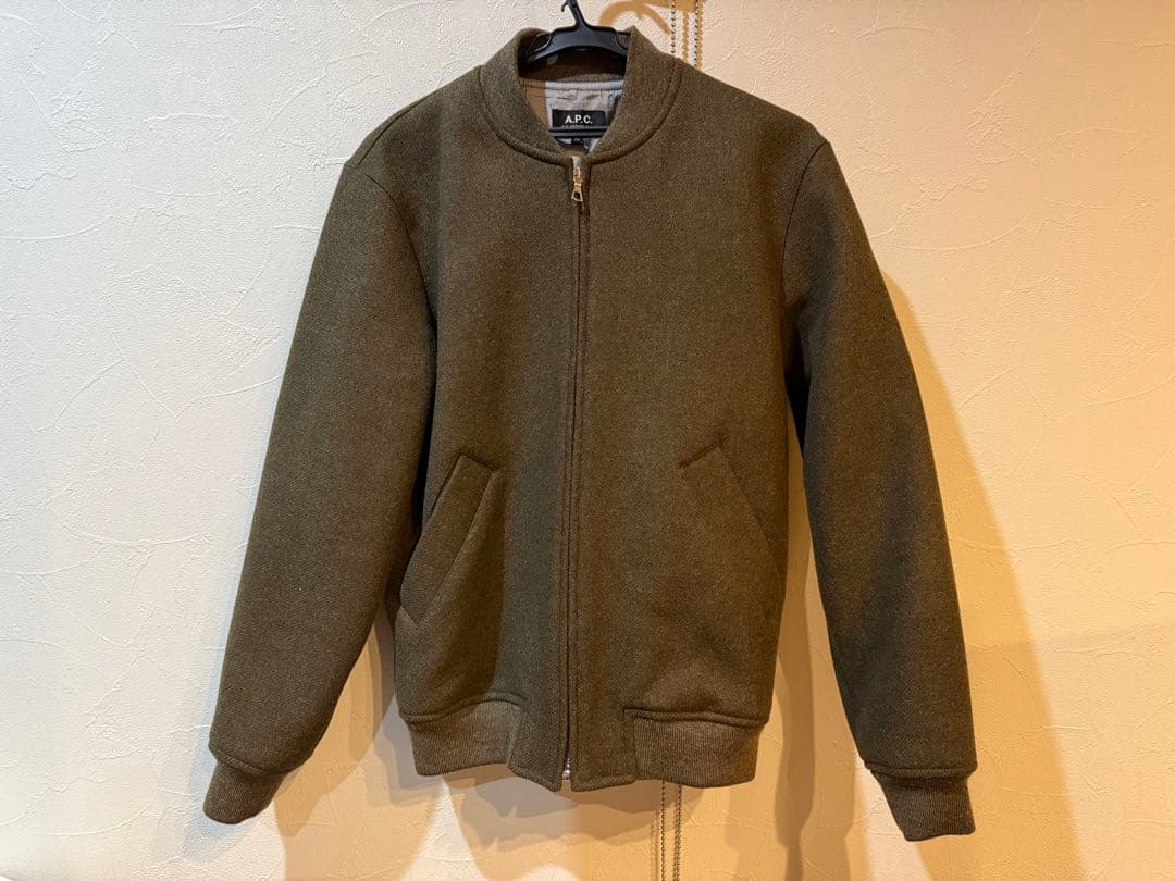 A.P.C. オリーブグリーン ジャンパー　ブルゾン　メンズ　XS 美品