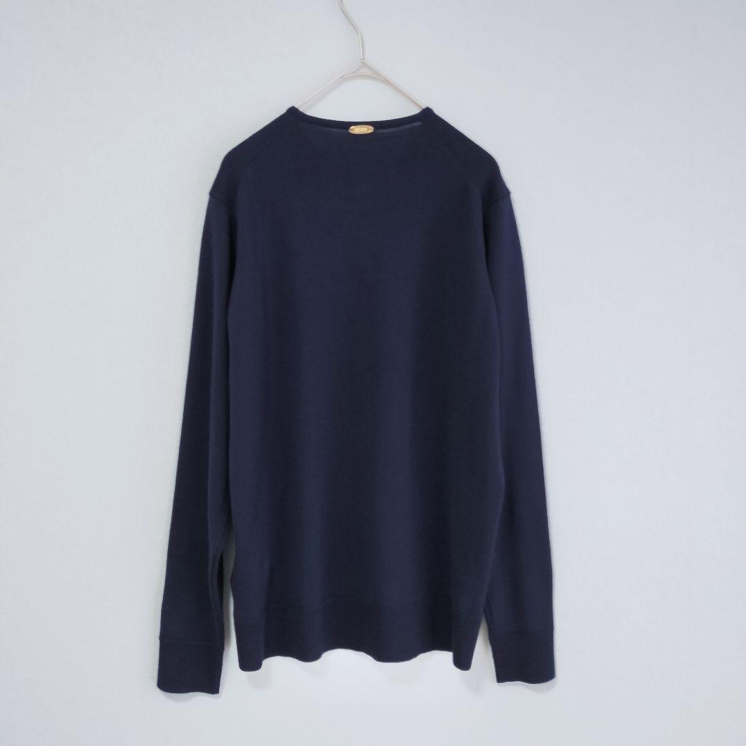 MUSE de Deuxieme Classe クルーネックカーディガン 紺色