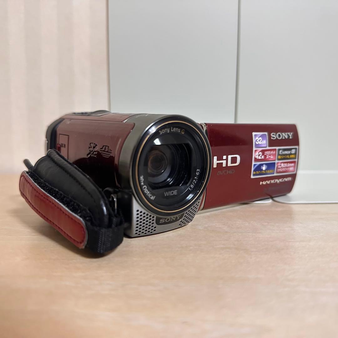 【動作確認ＯＫ】SONY　Handycam　HDR-CX180 ビデオカメラ