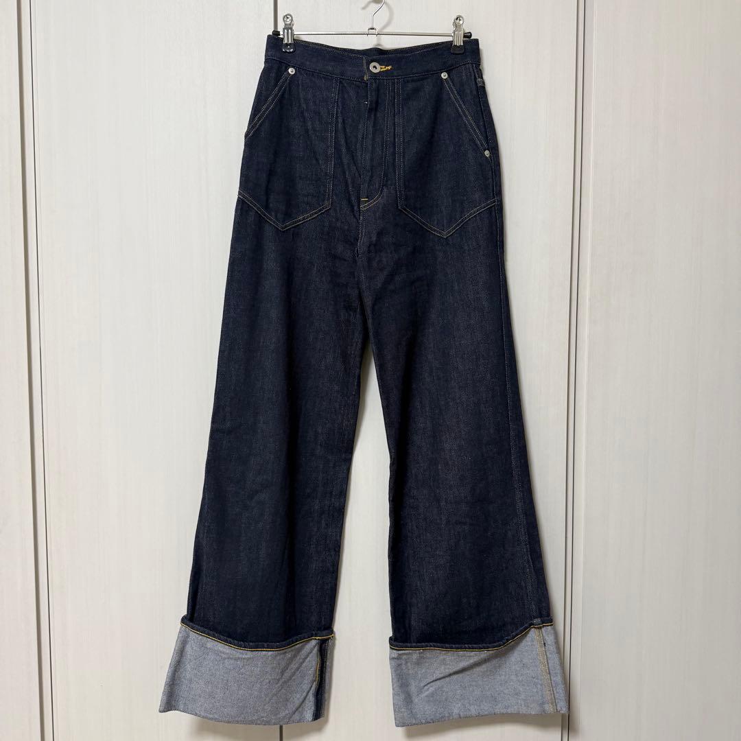 Cygne シーニュ ロールアップデニム Laetitia 0T