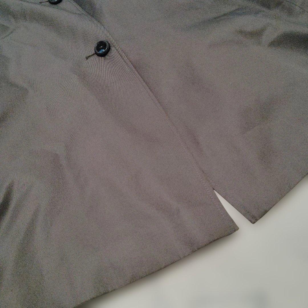 kanebo silk コート ファー付き 絹 シルク L トレンチ アウター