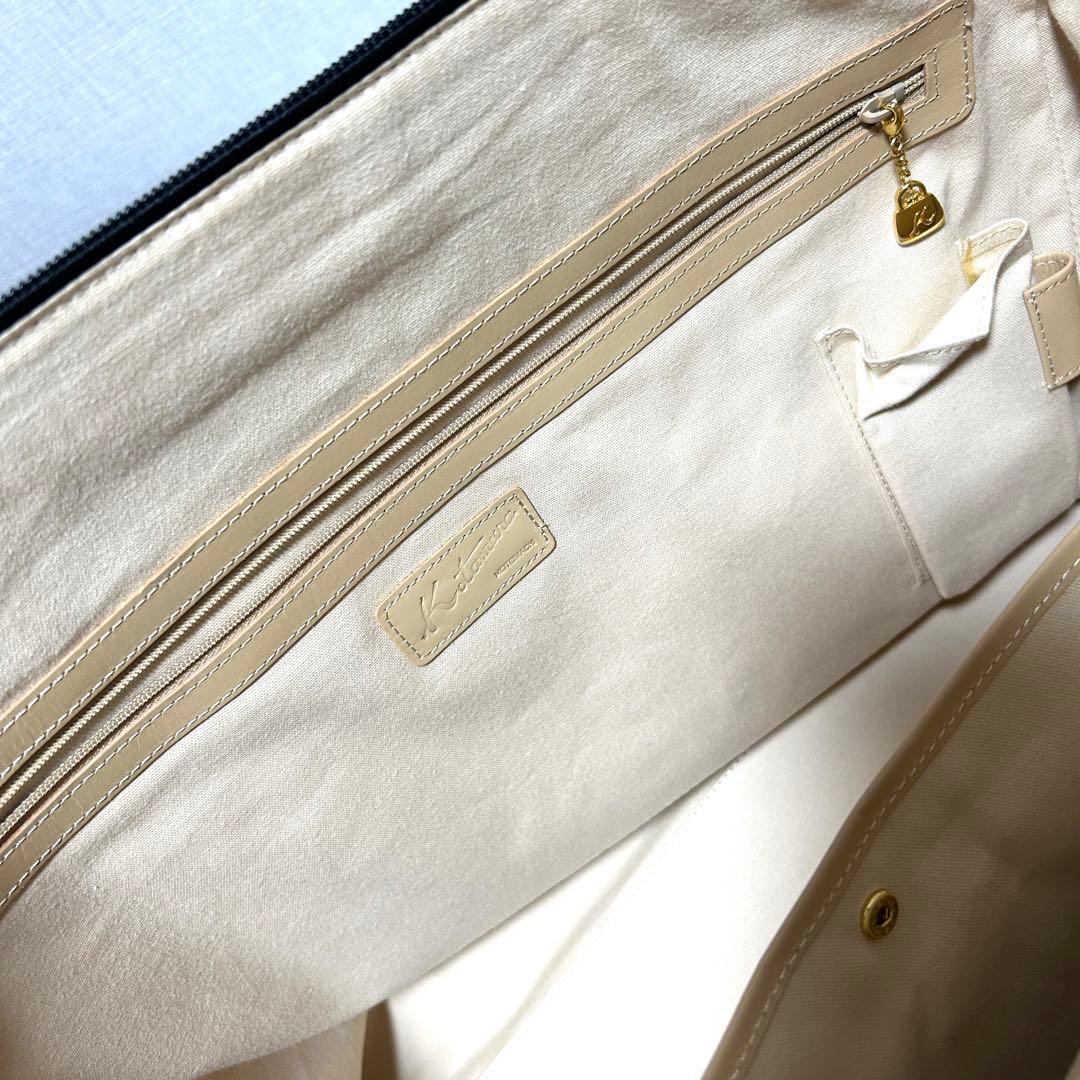 【美品】Kitamura キタムラ レザー ボストンバッグ ブラック 大容量