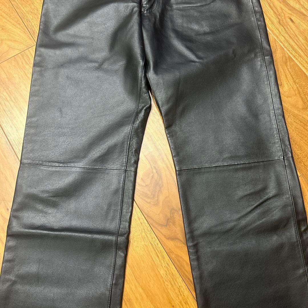 COMME CA ISM コムサイズム レザーパンツ 革パンツ