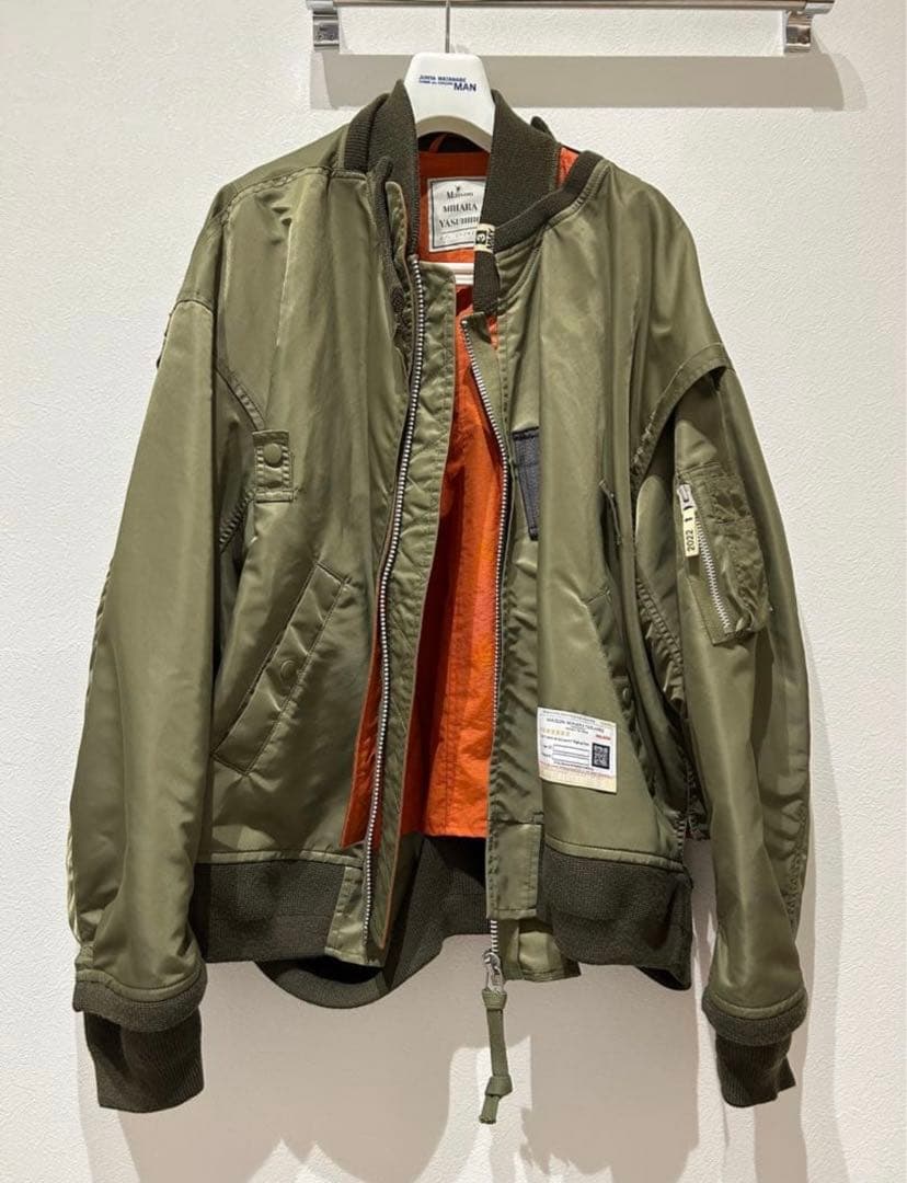 MaisonMiharaYasuhiro ミハラヤスヒロ MA-1 ブルゾン