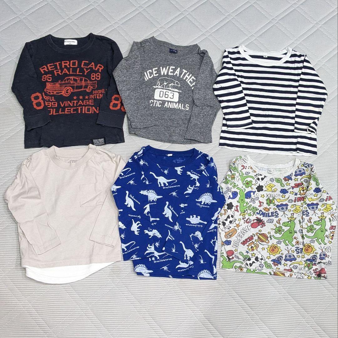 100サイズ　男の子　まとめ売り　70着セット　長袖　秋服　冬服