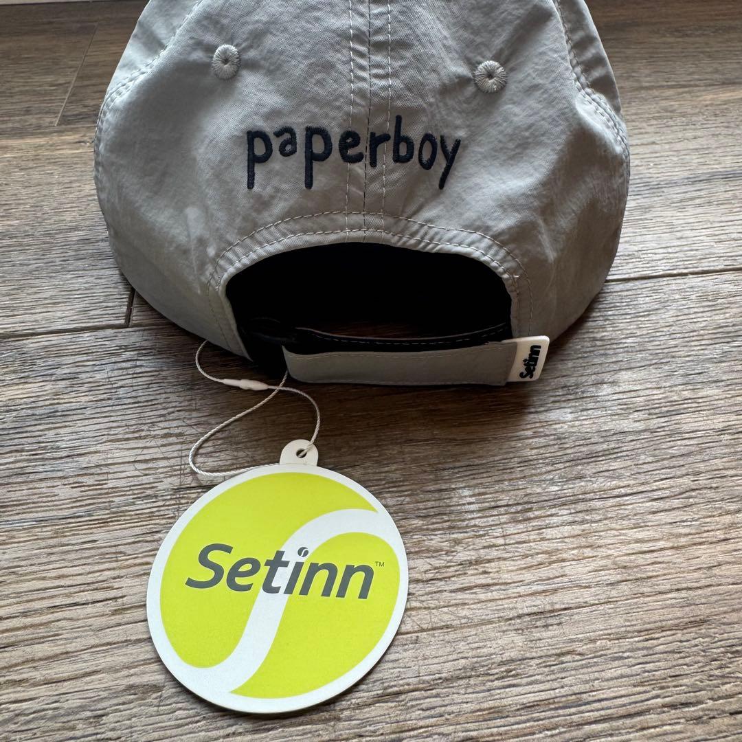 K*Z様 新品 Setinn paperboy ナイロン キャップ グレー