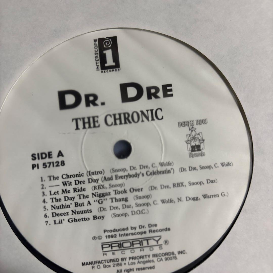 Dr. Dre The Chronic レコード　ＵＳオリジナル盤