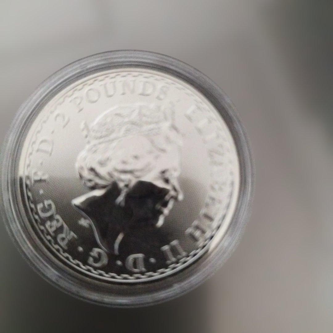 ブリタニア銀貨　2021年