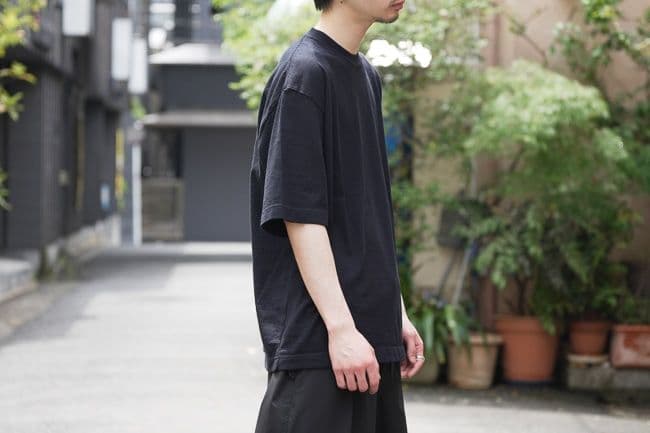 25SS【blurhms】Co/Silk Nep Plain Tee