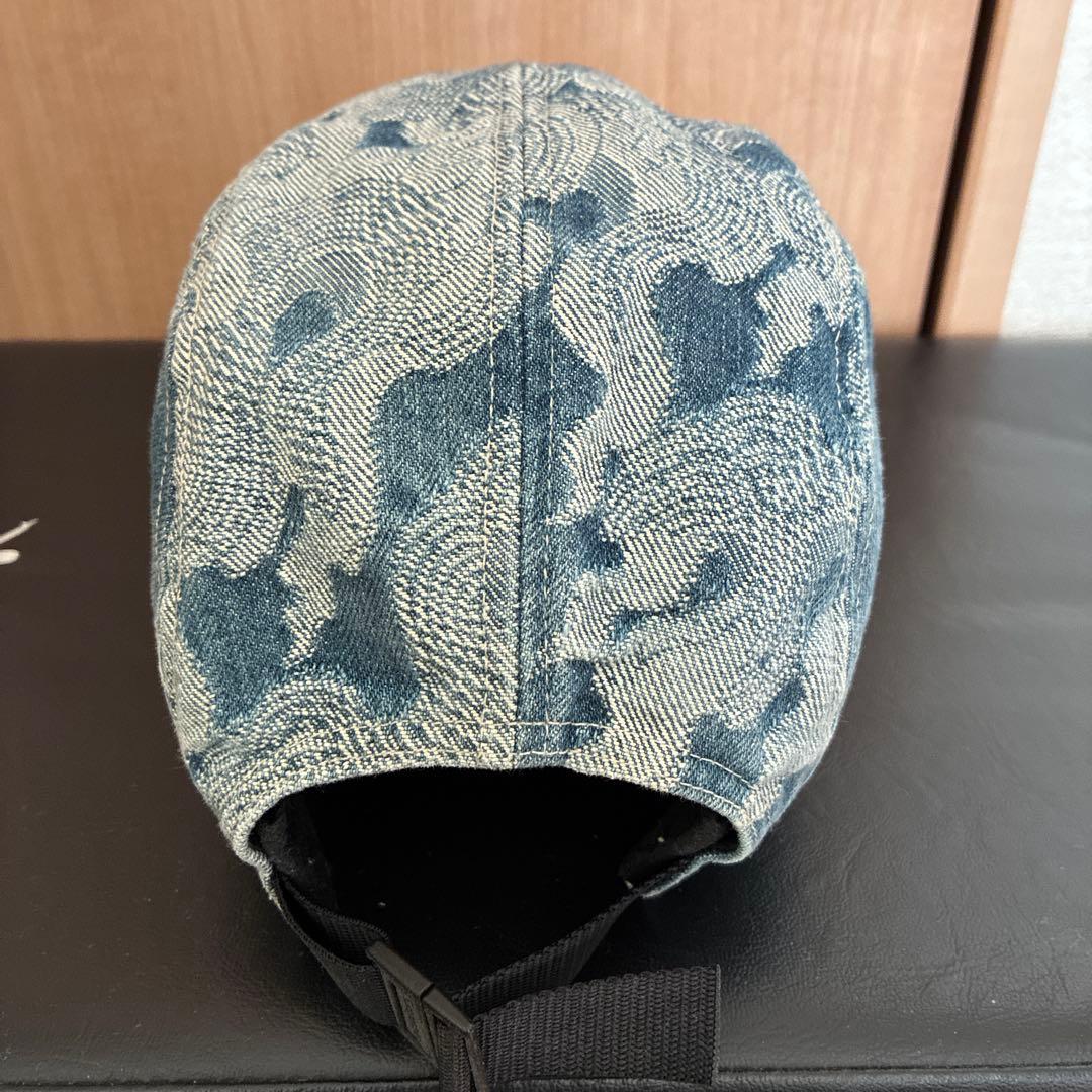 Supreme デニム迷彩キャップ