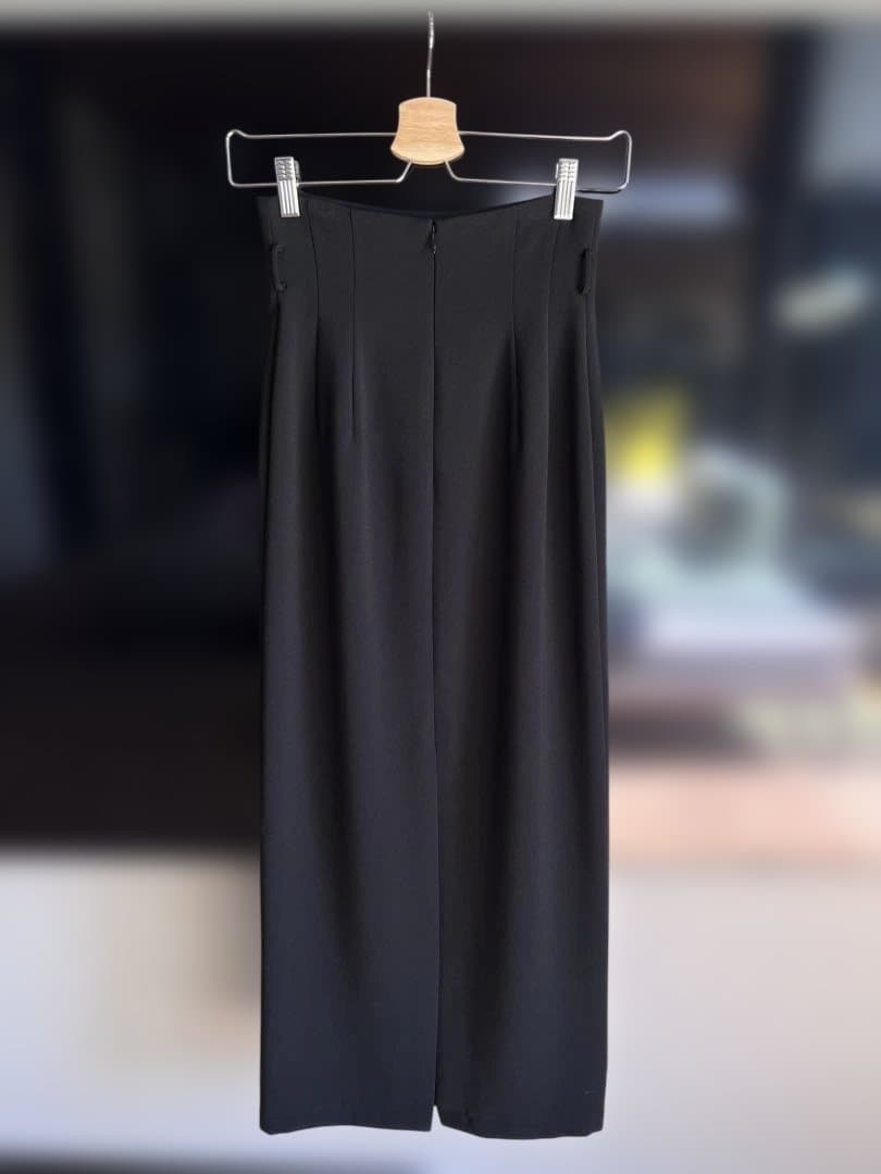 スカート CLANE HIGH WAIST STRAIGHT MAXI SKIRT