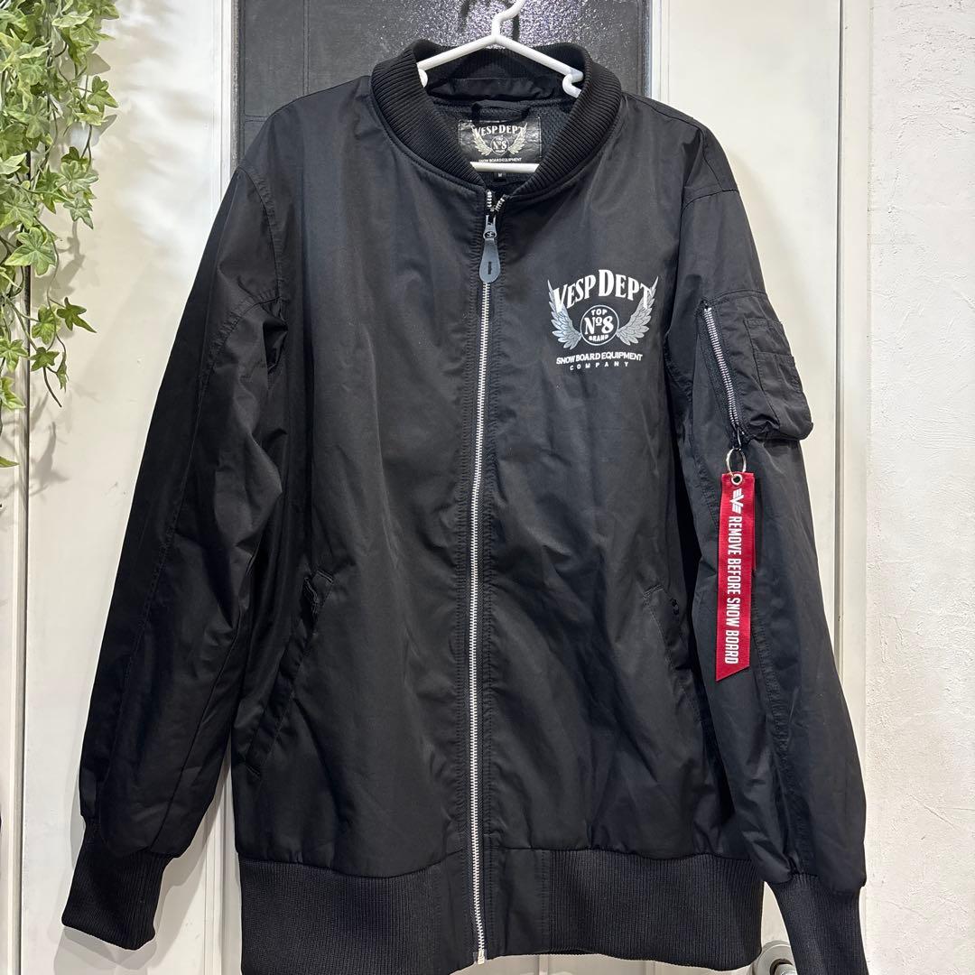 VESP ブラック スノボウェア ジャケット M