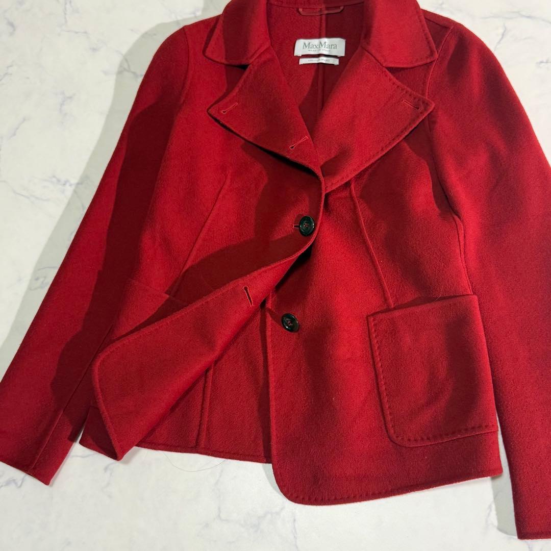 美品　MaxMara クチートアマーノ　カシゴラ　ショートコート　ジャケット