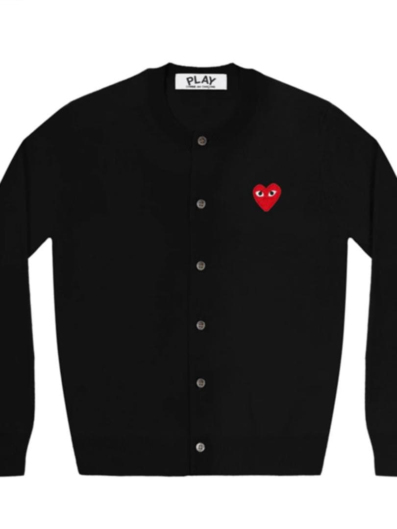 PLAY COMME des GARCONS カーディガンM-XL#23 黑