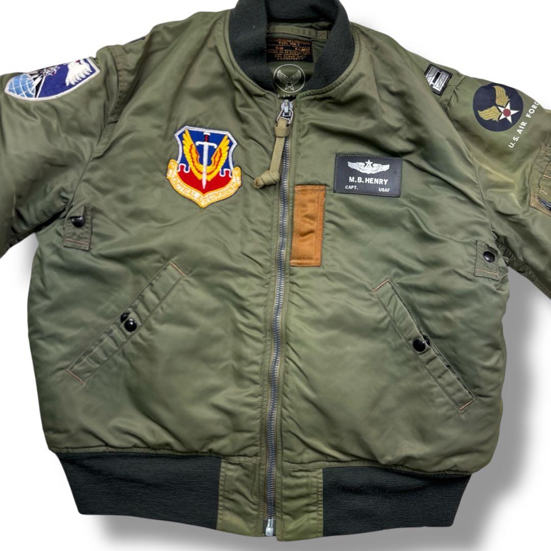 バズリクソンズ MA-1 フライトジャケット AIR FORCEミリタリー XL