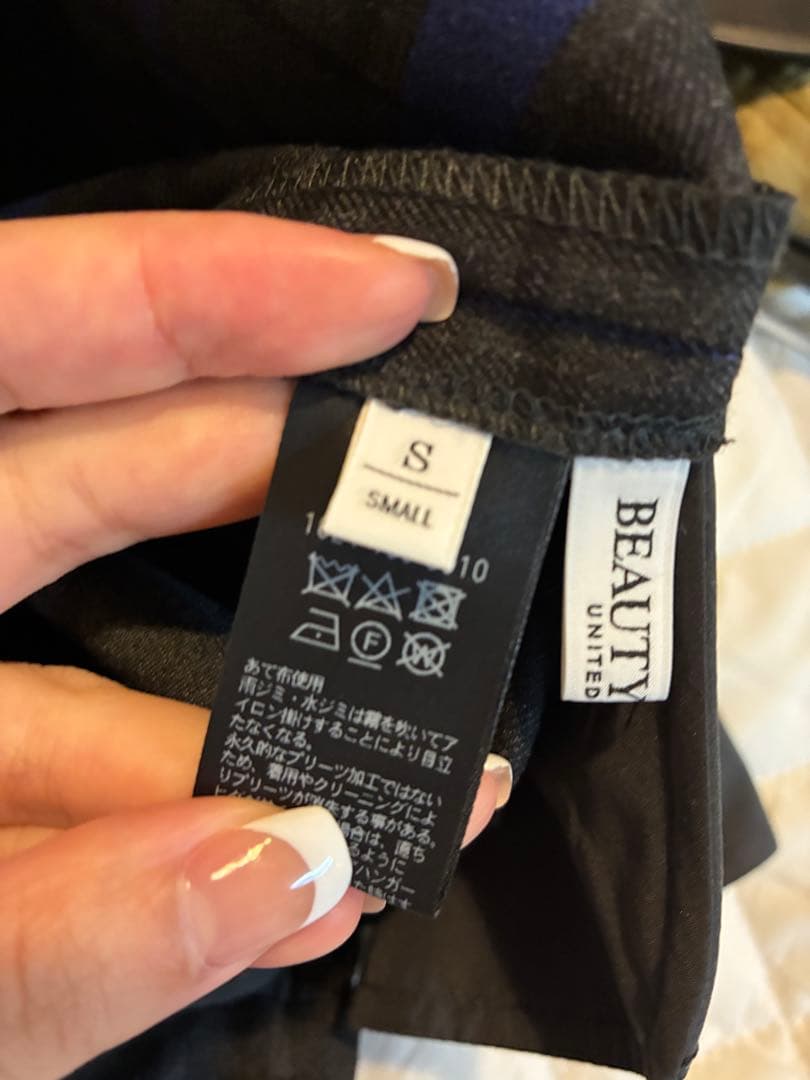 B&Y ユナイテッドアローズ　チェックスカート
