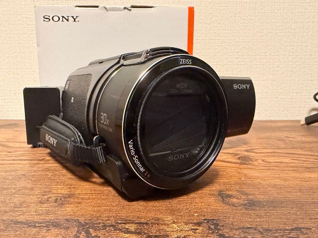 R*N様 『ほぼ未使用』SONY FDR-AX45 ブラック　4K ビデオカメラ