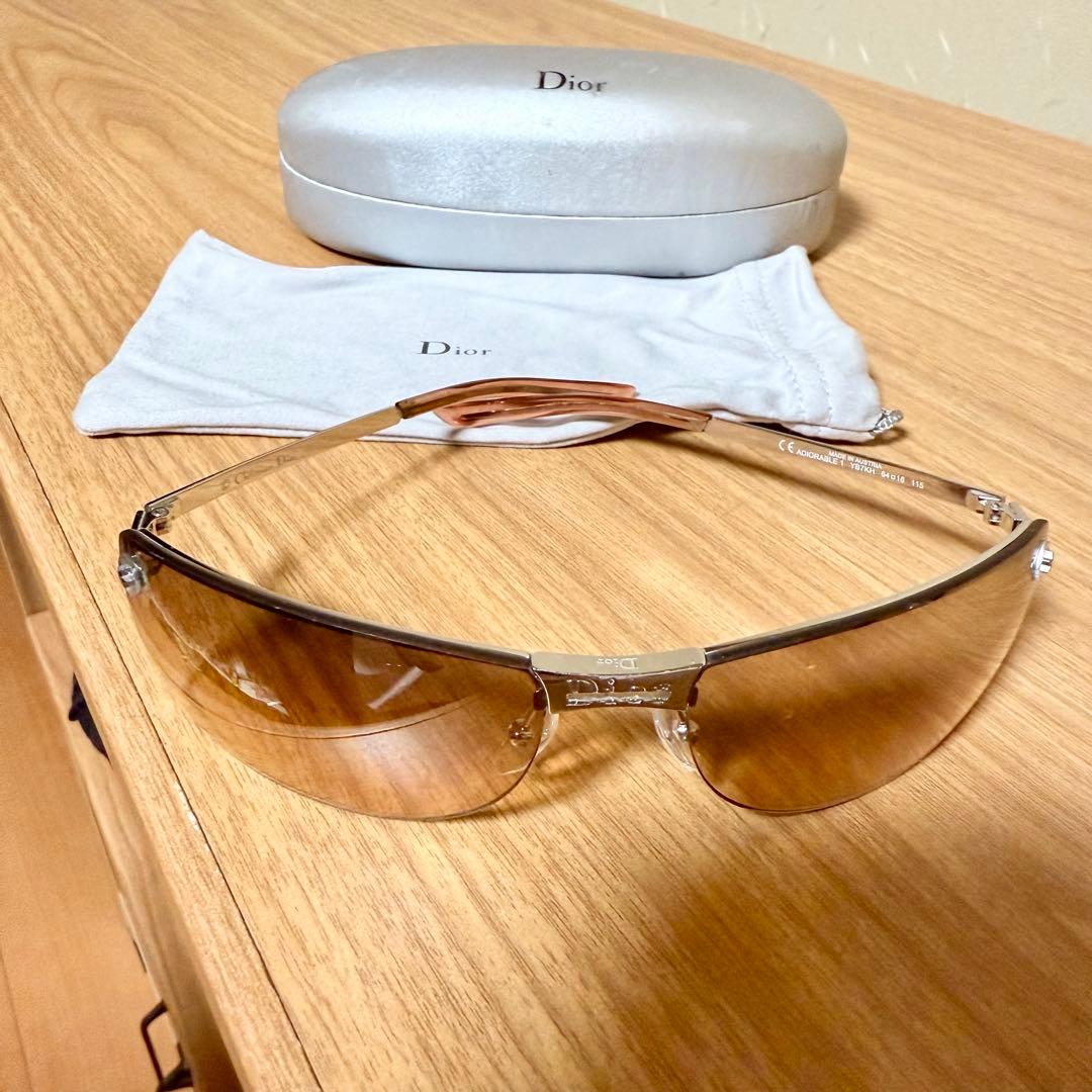 【未使用•長期保管】Dior サングラス ブラウン 星vintage ディオール