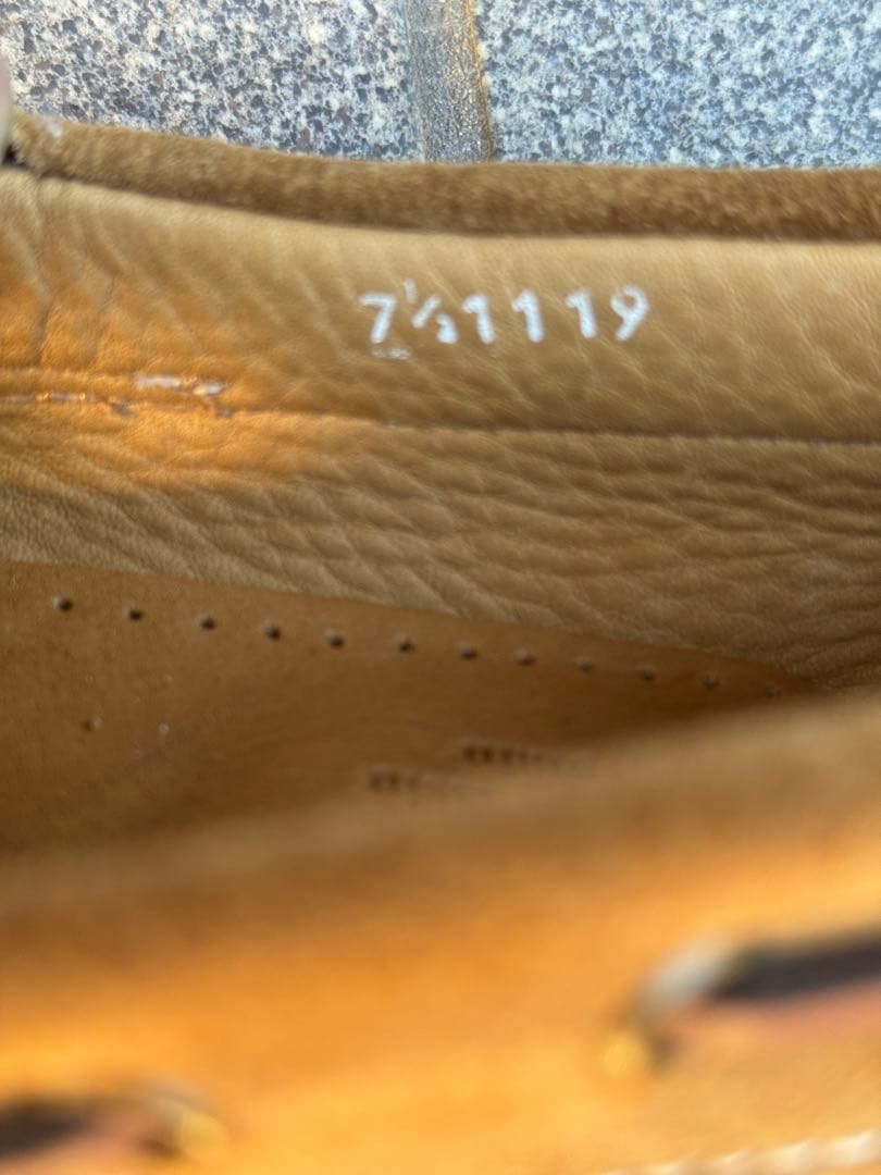 Paraboot（パラブーツ） デッキシューズ スエード レザー
