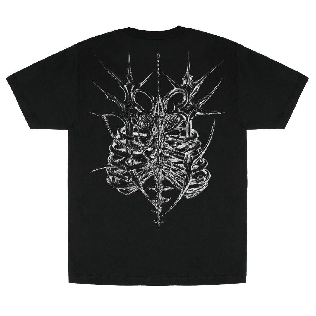 EC Melodi EXOSKELETON TEE Tシャツ　S 黒