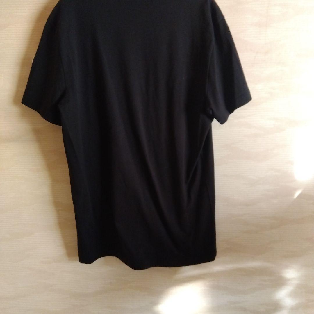 MONCLER 刺繍ロゴ ブラック Tシャツ