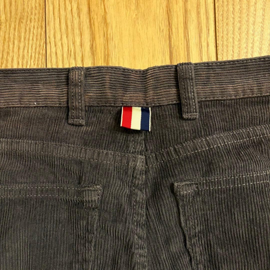 THOM BROWNE コーデュロイパンツ チャコール トムブラウン
