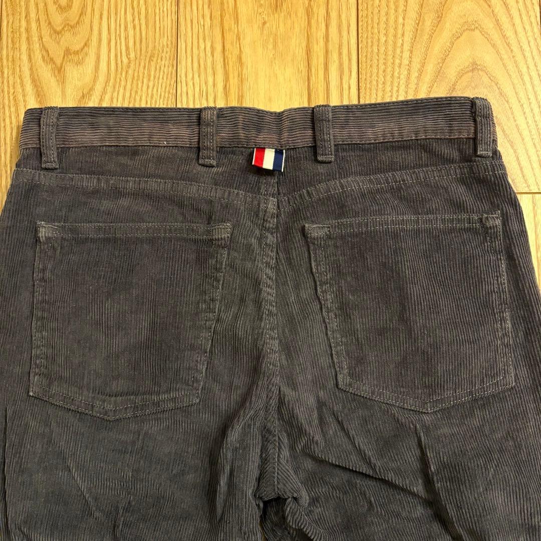 THOM BROWNE コーデュロイパンツ チャコール トムブラウン