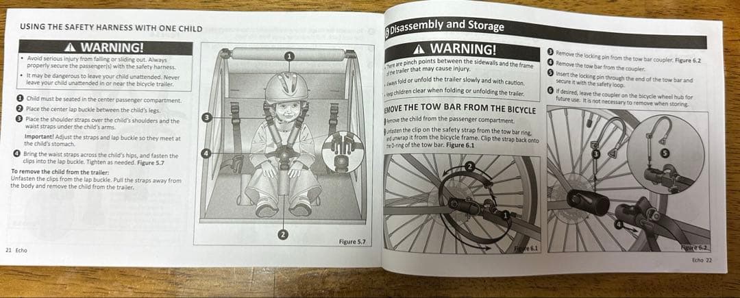 頼める便SCHWINN サイクルトレーラー　１人or２人乗り自転車用ベビーカー