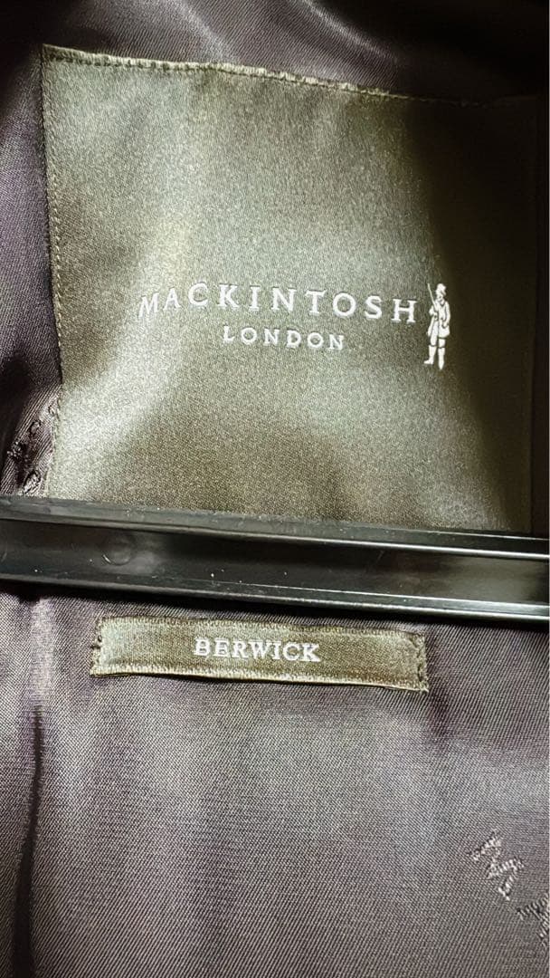 MACKINTOSH LONDON ウールジャケット フード付中綿コート メンズ