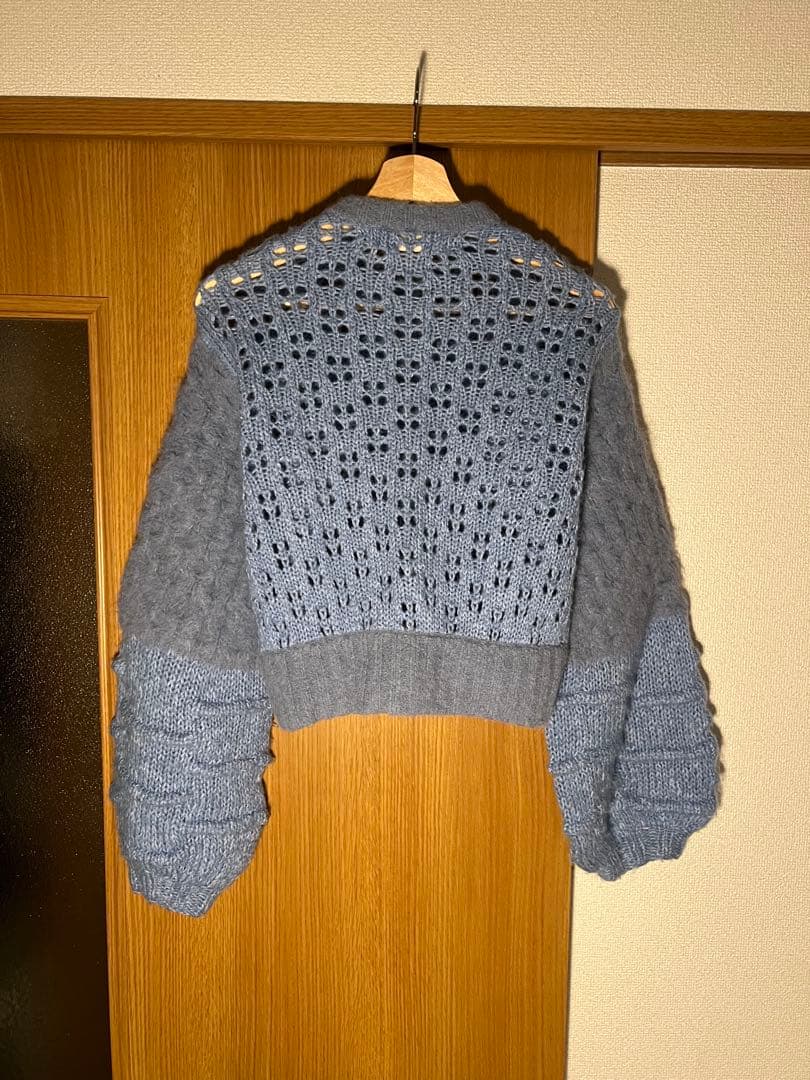 leinwande mamas patchwork cardigan／blue