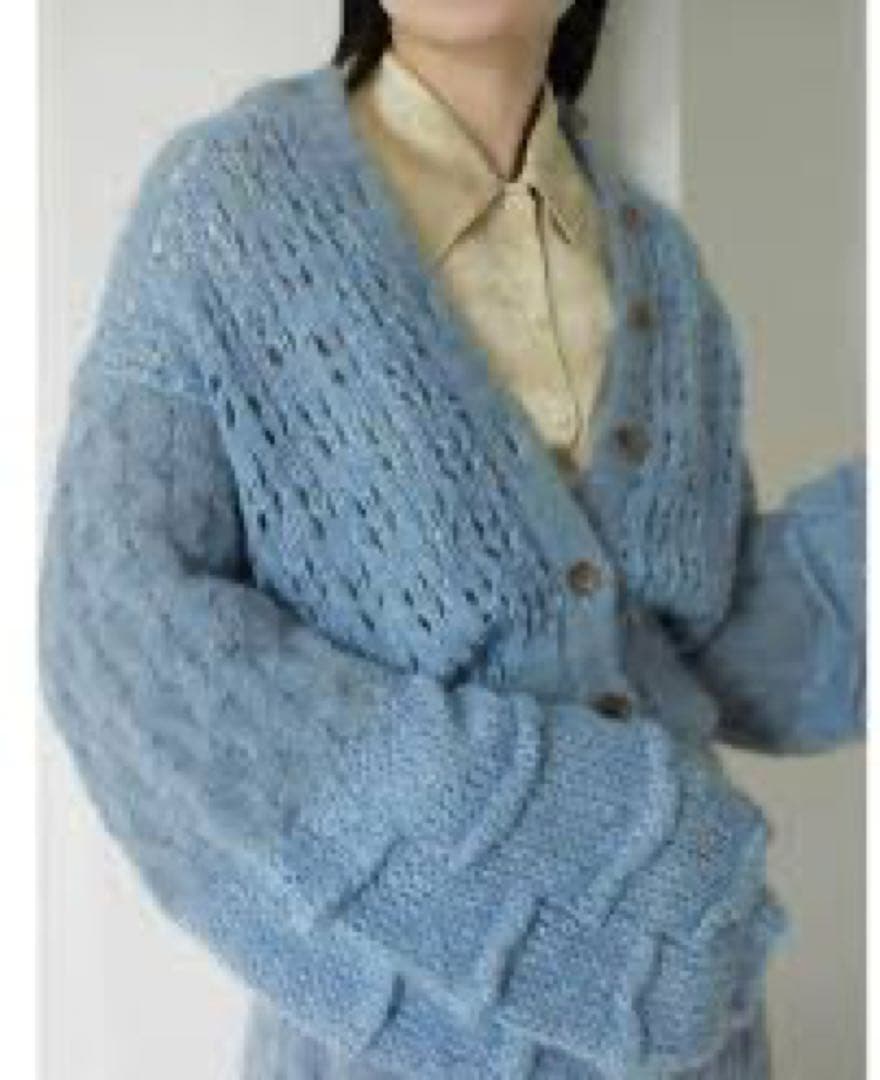 leinwande mamas patchwork cardigan／blue