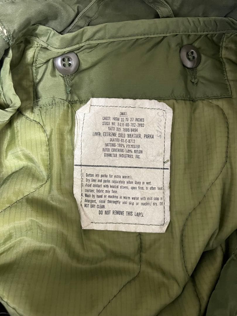 美品 M65 フィッシュテールパーカ モッズコート S アメリカ軍