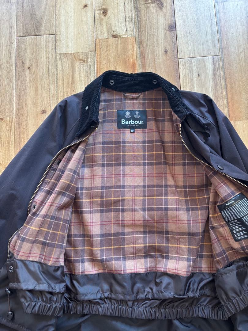 BARBOUR Transport ブリティッシュメイド 別注 ブラウン 38