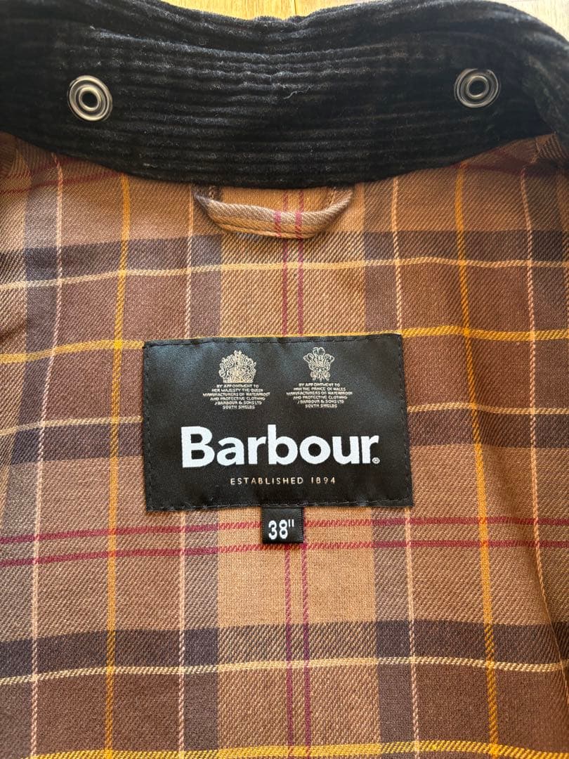BARBOUR Transport ブリティッシュメイド 別注 ブラウン 38