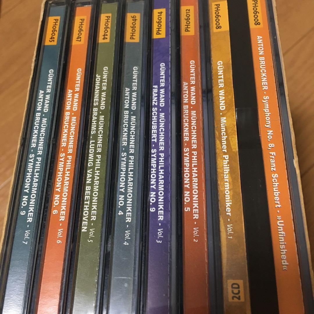ギュンター ヴァント ミュンヘンフィル ブルックナー交響曲 8CD