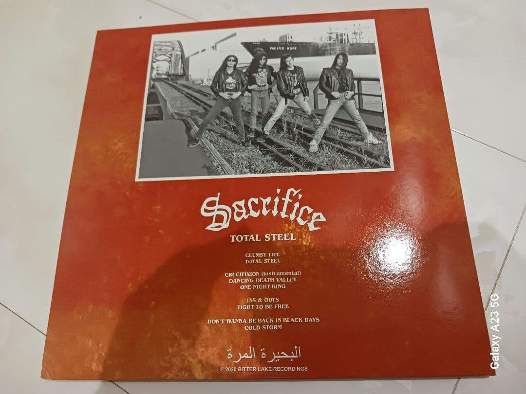 【500枚限定】Sacrifice Total Steel 2枚組 レコード