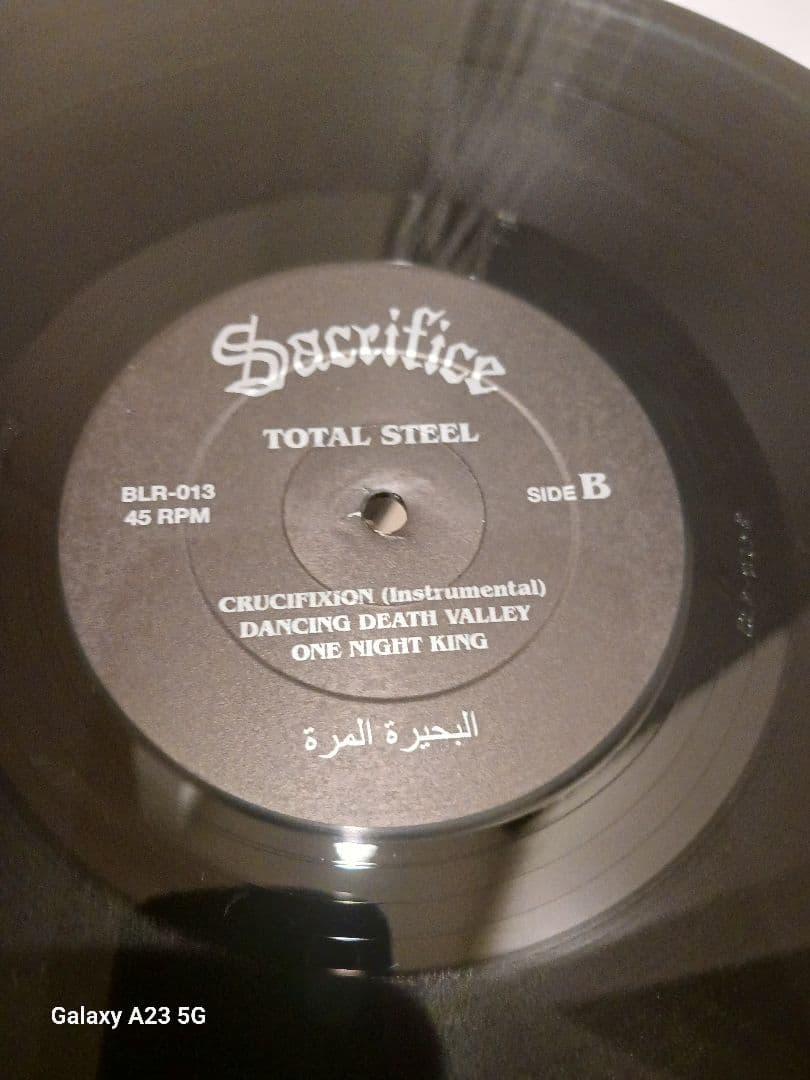 【500枚限定】Sacrifice Total Steel 2枚組 レコード