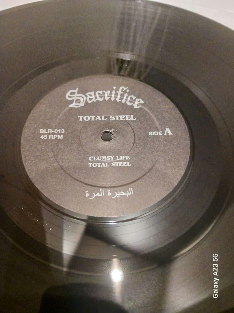【500枚限定】Sacrifice Total Steel 2枚組 レコード