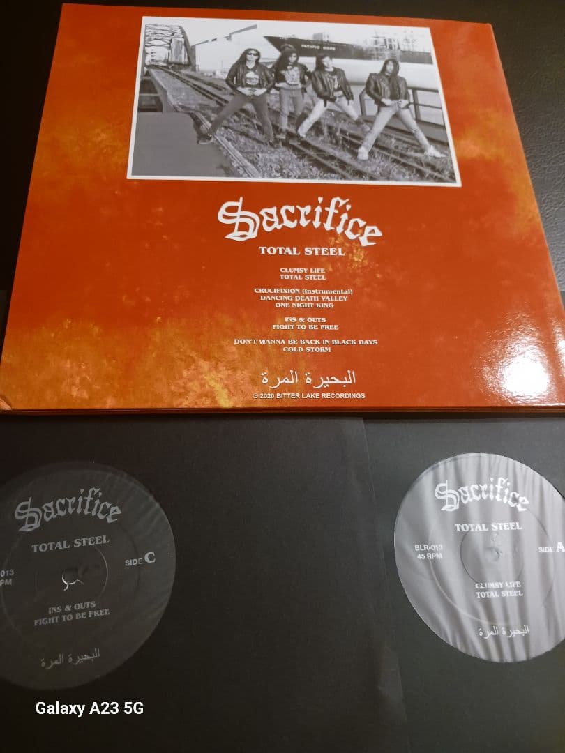 【500枚限定】Sacrifice Total Steel 2枚組 レコード