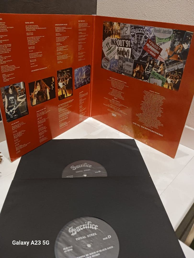 【500枚限定】Sacrifice Total Steel 2枚組 レコード