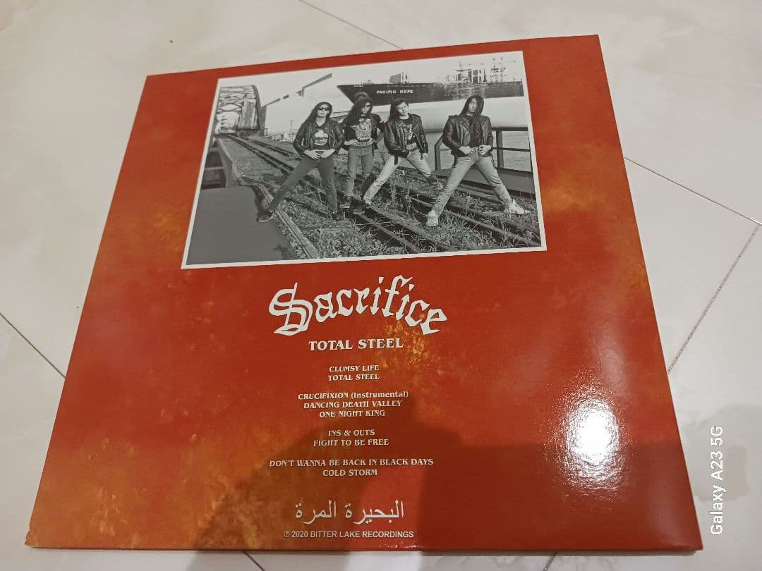 【500枚限定】Sacrifice Total Steel 2枚組 レコード