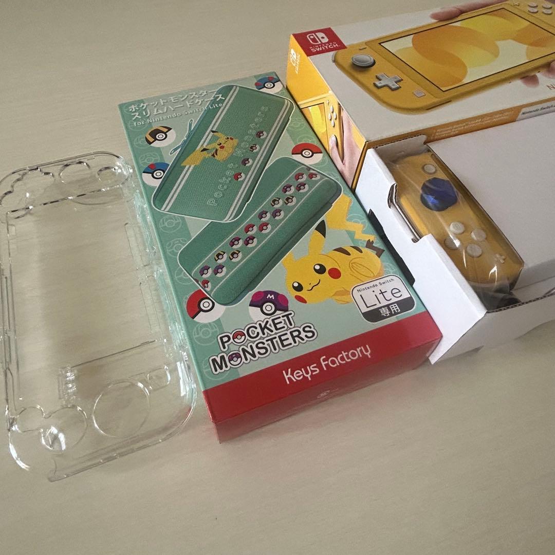 Nintendo Switch Lite イエロー 本体 フルセット ケース付き