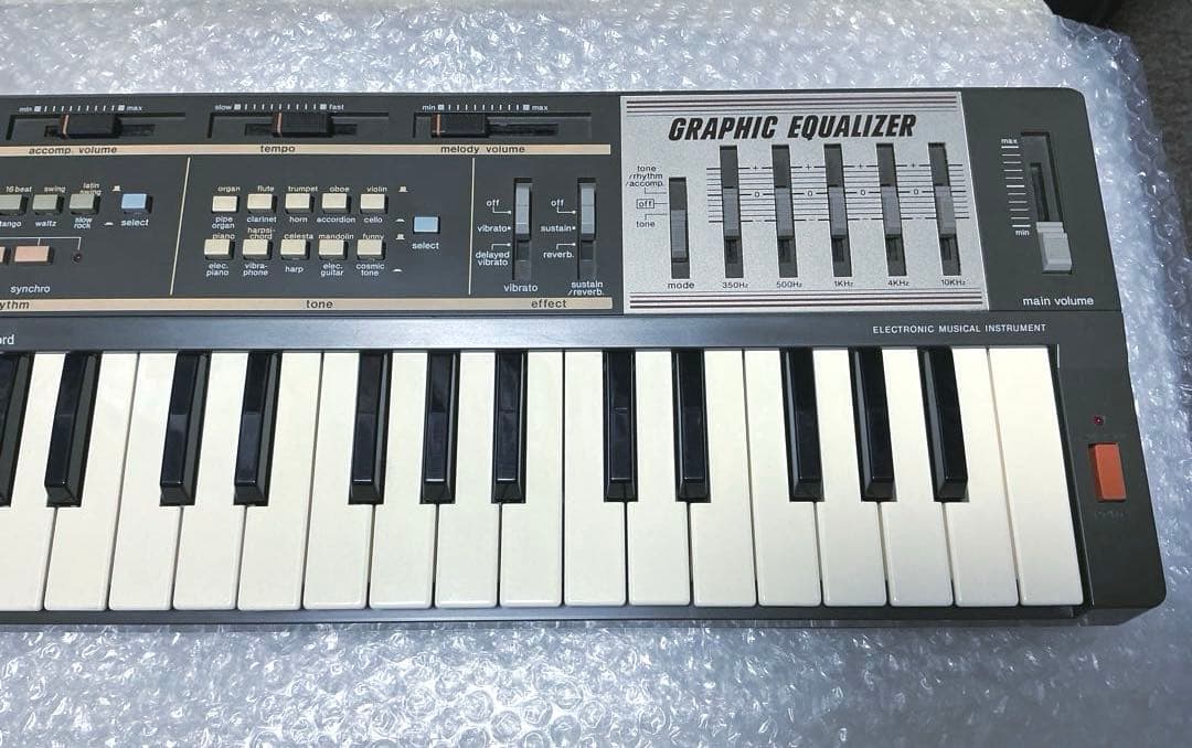 Casio MT-100☆ビンテージシンセサイザー☆セミアナログ式シンセサイザー