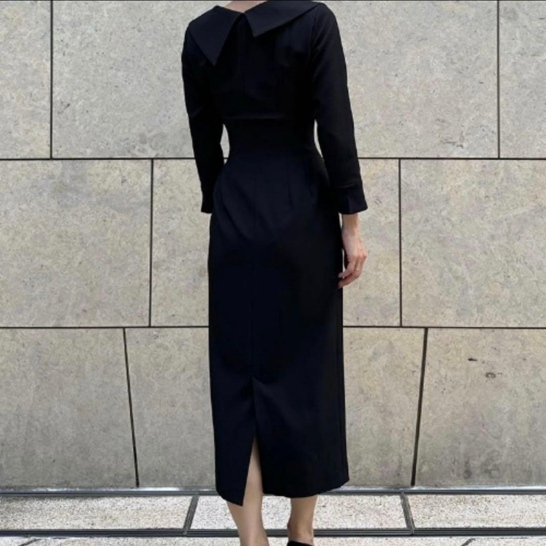 JENNE アシンメトリーカラーワンピース