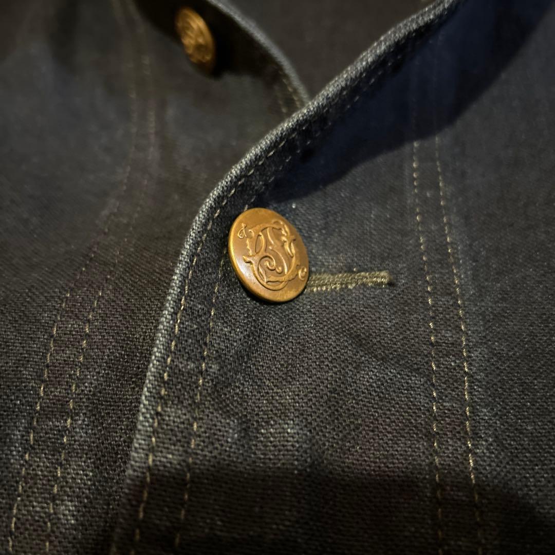 STEVENSONOVERALL ショールカラーカバーオール　サイズ38